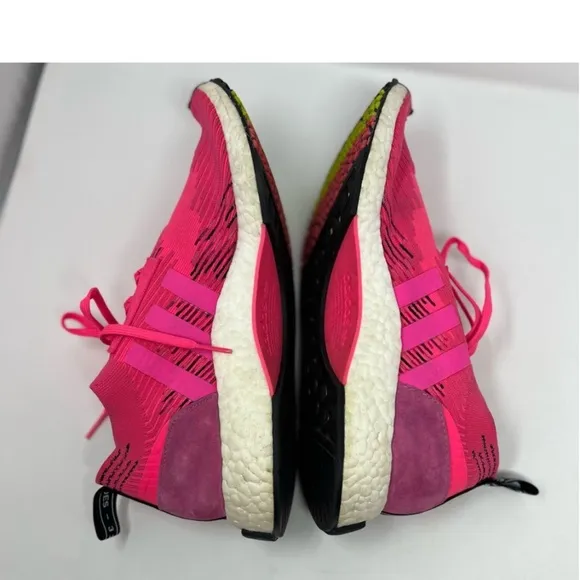 - Adidas NMD_Racer Primeknit Trainer Sneakers  Solar Pink size 9.5 men