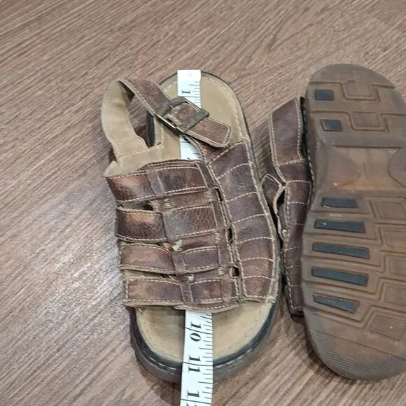 - Dr Martens mens vintage sandals brown leather 9