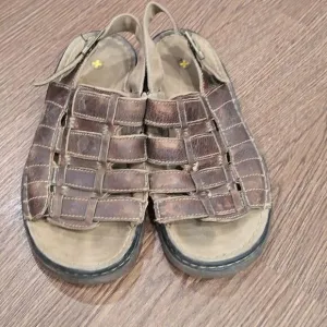 - Dr Martens mens vintage sandals brown leather 9