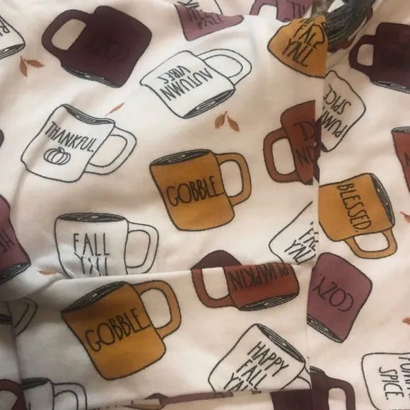 🎉 HP 🎉 🆕 Rae Dunn GOBBLE GOBBLE PJ Lounge Set