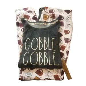 🎉 HP 🎉 🆕 Rae Dunn GOBBLE GOBBLE PJ Lounge Set
