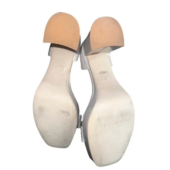 ◀️ Jeffrey Campbell ◀️ Clever Platform Sandals. Ice Pantene Gold Size 10