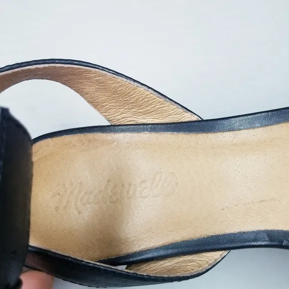 🌸 Madewell | Leather Black Sandals 9