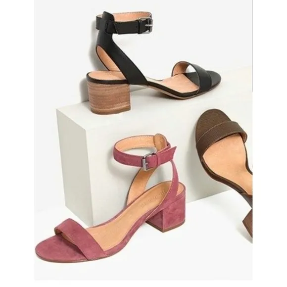 🌸 Madewell | Leather Black Sandals 9