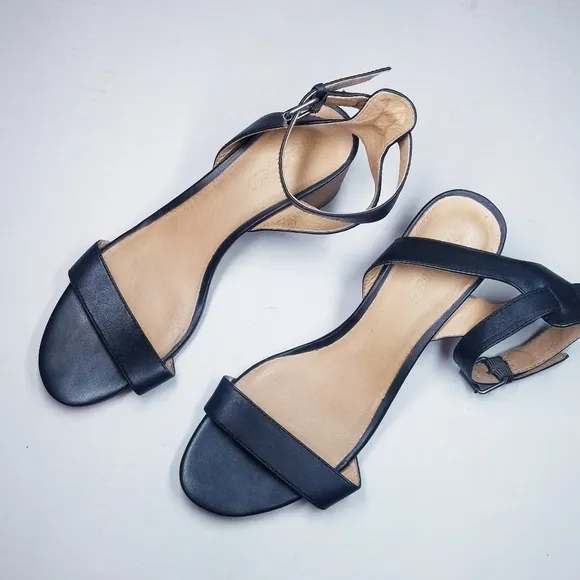 🌸 Madewell | Leather Black Sandals 9