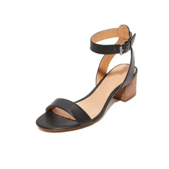 🌸 Madewell | Leather Black Sandals 9