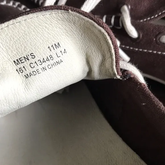 🛍️ New COLE HAAN Brown Cream White Canvas Loafers