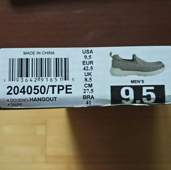 -NEW- Men's Skechers Doveno - Hangout Sneakers 9.5