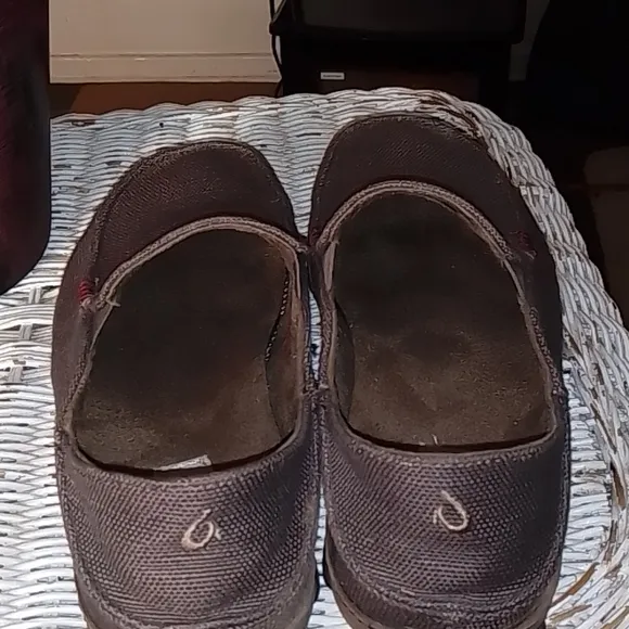 🛍️ OLUKAI Brown Canvas Loafers