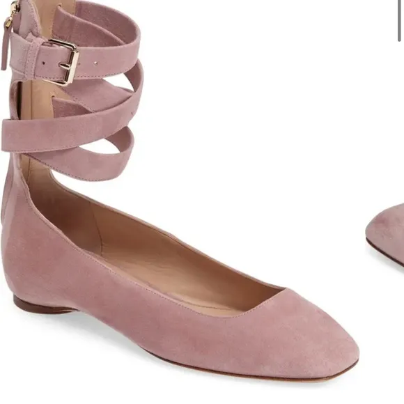 100% authentic Valentino blue suede flats