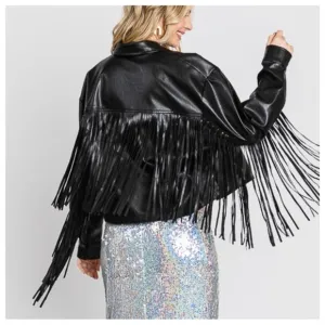 28 Fabulous Boho Faux Leather Fringed Jacket