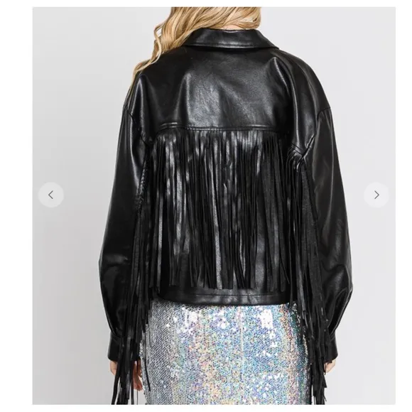 28 Fabulous Boho Faux Leather Fringed Jacket