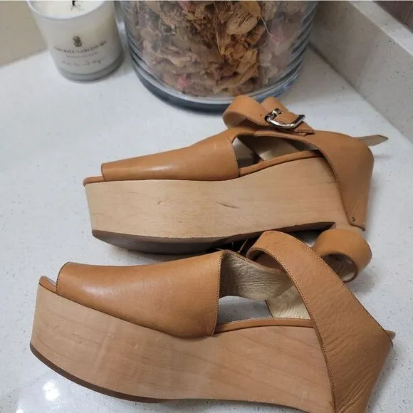 3.1 Phillip Lim Constantine Chunky Leather Platform Sandals size 39