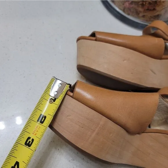 3.1 Phillip Lim Constantine Chunky Leather Platform Sandals size 39