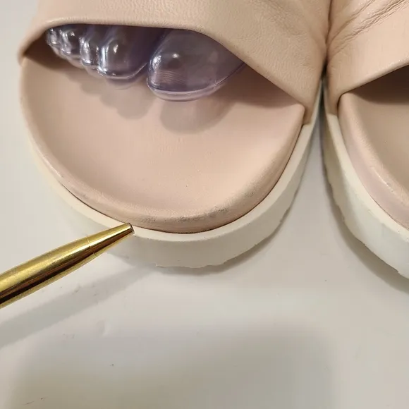 3.1 Phillip Lim Twist Detail Light Pink Open Toe‎ Slides Size 10 or 40