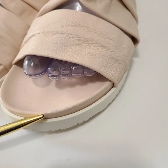 3.1 Phillip Lim Twist Detail Light Pink Open Toe‎ Slides Size 10 or 40
