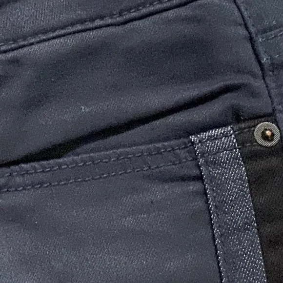 (4) Vince Dylan Side Stripe Y2K Skinny Tuxedo Style Jeans Pants Low Stovepip…