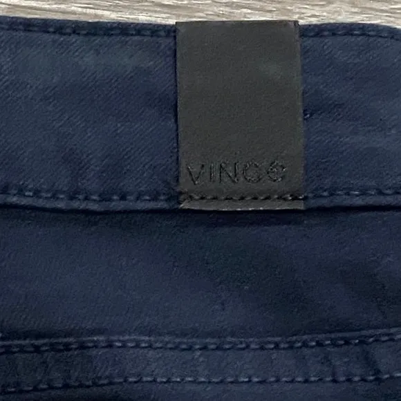 (4) Vince Dylan Side Stripe Y2K Skinny Tuxedo Style Jeans Pants Low Stovepip…