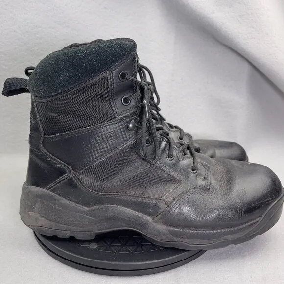 5.11 Tactical A.T.A.C. 2.0 6 Inch Side Zip Boots Black Size 12