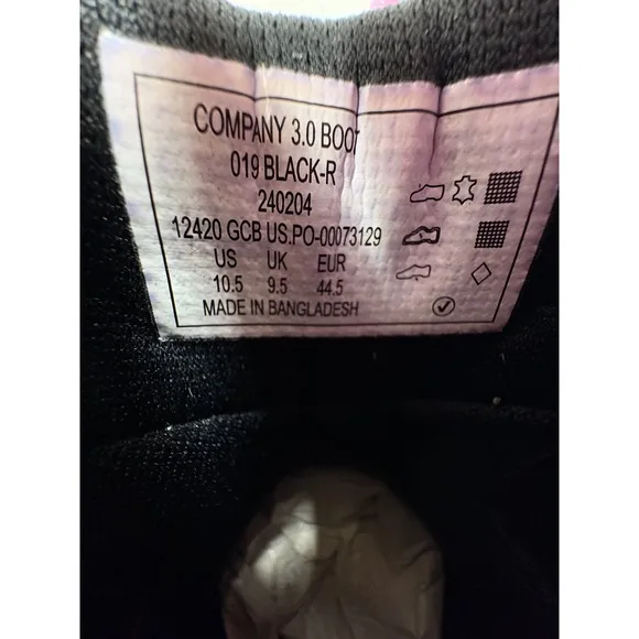 5.11 Tactical Leather Chelsea Boots Pull On Work Ankle Black Mens