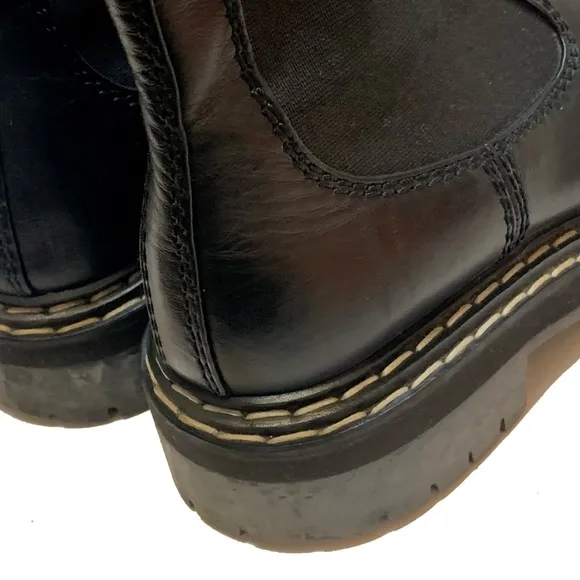 9.5 / PROENZA SCHOULER Topstitched leather Chelsea boots