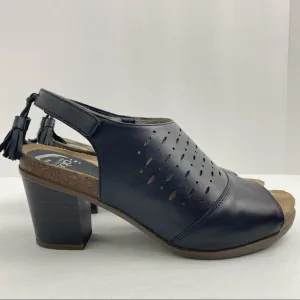 Abeo B.i.o. System Berrie size 8 N Women’s Black Leather Slingback Sandals