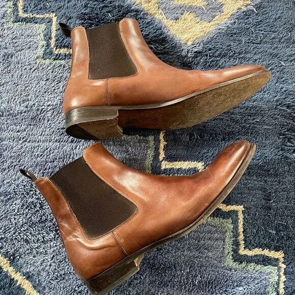 Ace Marks Leather Chelsea Boot Men’s 11.5