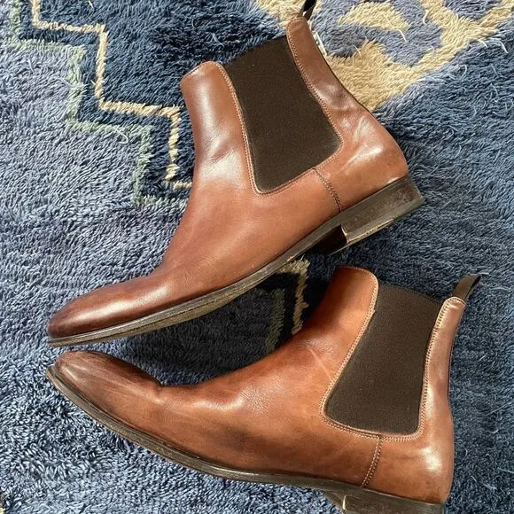 Ace Marks Leather Chelsea Boot Men’s 11.5