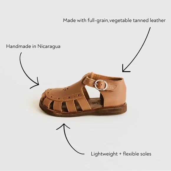 Adelisa &amp; Co Flora 28 (11) Children's Leather Sandals