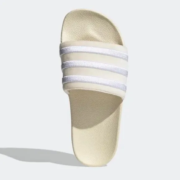adidas Adilette Velvet Wonder White