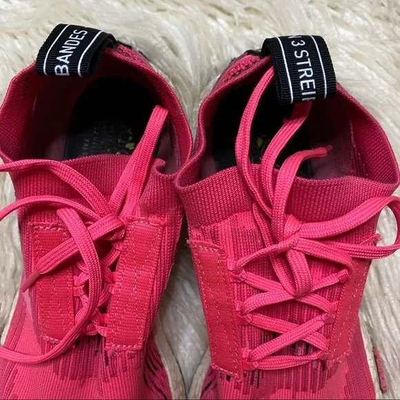 ADIDAS men’s Solar Pink NMD Racer sneakers 8