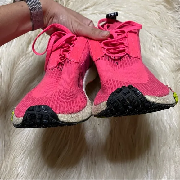 ADIDAS men’s Solar Pink NMD Racer sneakers 8