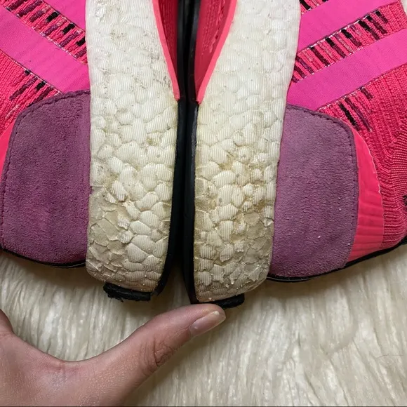 ADIDAS men’s Solar Pink NMD Racer sneakers 8