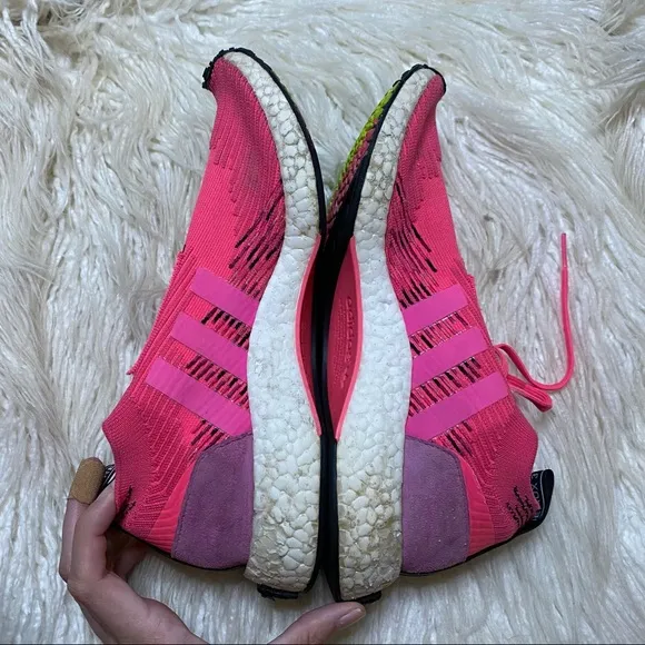 ADIDAS men’s Solar Pink NMD Racer sneakers 8