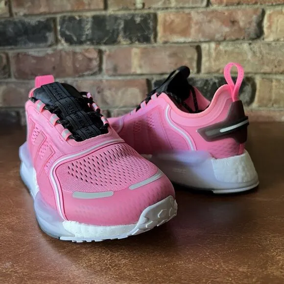 Adidas NMD V3 Beam Pink White Knitted Shoes Sneakers Youth 6.5 Women's 7.5