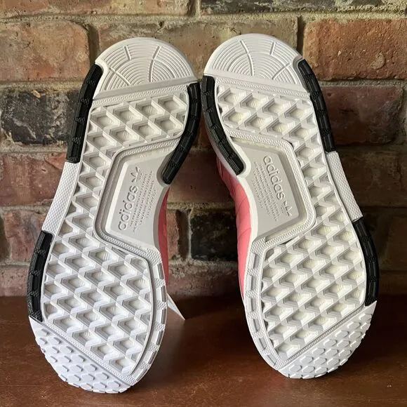 Adidas NMD V3 Beam Pink White Knitted Shoes Sneakers Youth 6.5 Women's 7.5