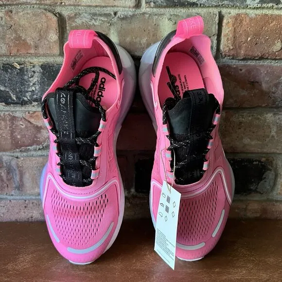 Adidas NMD V3 Beam Pink White Knitted Shoes Sneakers Youth 6.5 Women's 7.5