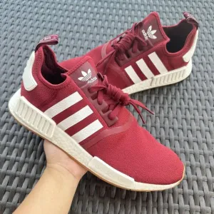 Adidas NMD_R1 Burgundy Gum Men's Athletic Shoes FX6787