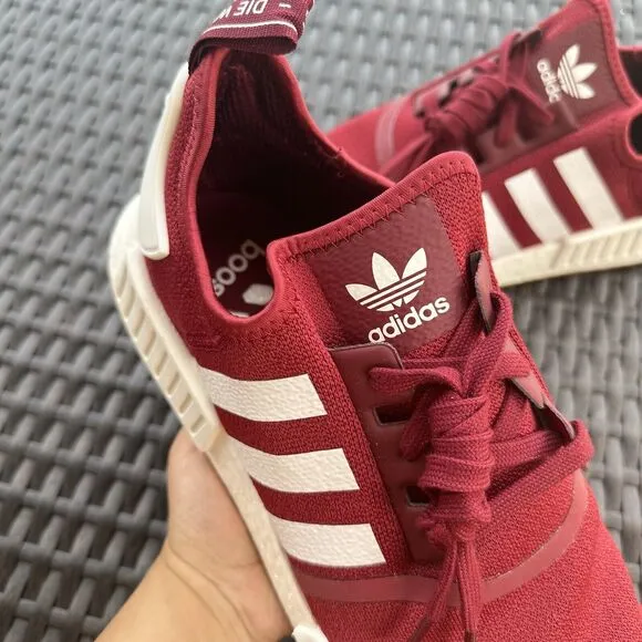 Adidas NMD_R1 Burgundy Gum Men's Athletic Shoes FX6787