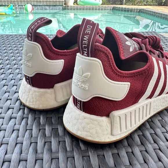 Adidas NMD_R1 Burgundy Gum Men's Athletic Shoes FX6787