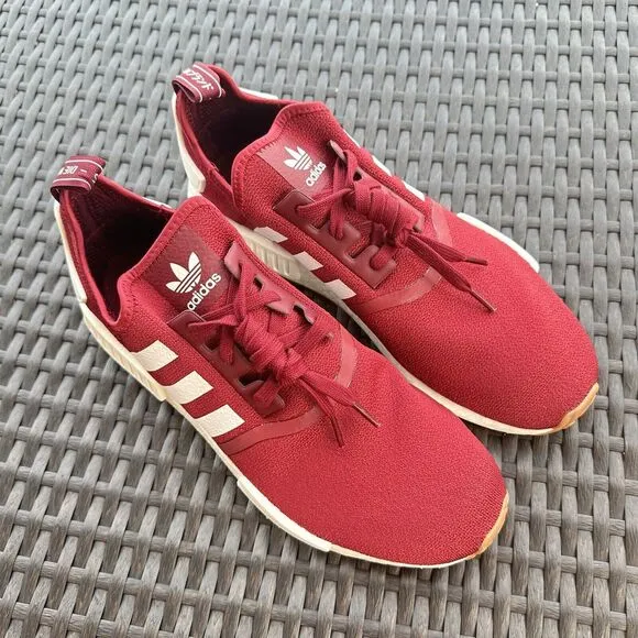 Adidas NMD_R1 Burgundy Gum Men's Athletic Shoes FX6787