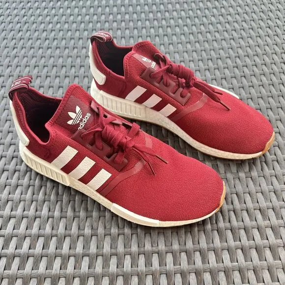 Adidas NMD_R1 Burgundy Gum Men's Athletic Shoes FX6787