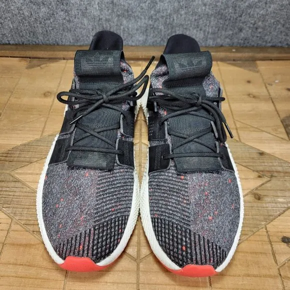 Adidas Prophere Athletic Shoes Sneakers Men's SZ 10.5 Primeknit Black Red CQ3022