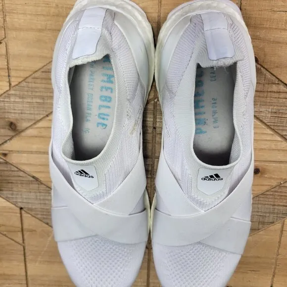 adidas UltraBoost DNA Cloud White 2021 Slip On Sneakers Womens 10 Running Shoes