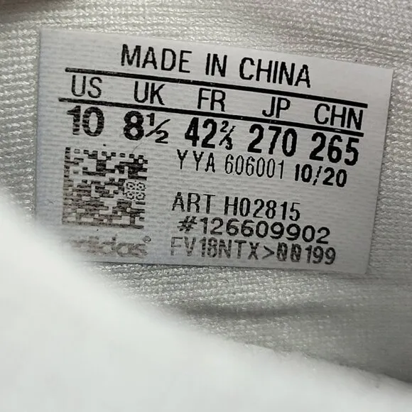 adidas UltraBoost DNA Cloud White 2021 Slip On Sneakers Womens 10 Running Shoes