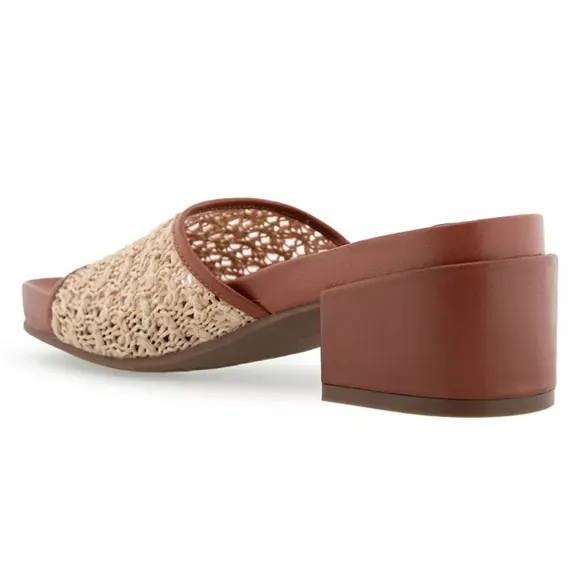 Aerosoles Brown Women's Clark Sandals Size 7.5 New