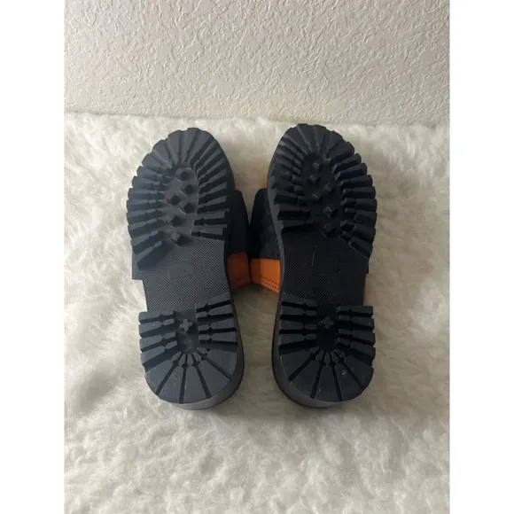 Aerosoles Taylen Chunky Lug Slides Sandals Women Size 10.5M