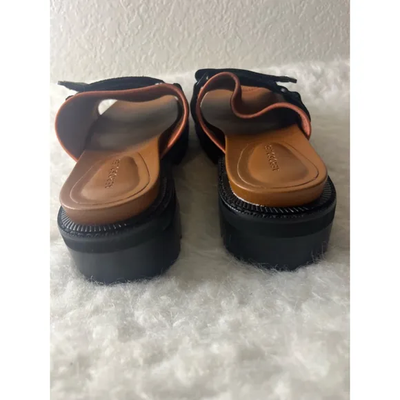 Aerosoles Taylen Chunky Lug Slides Sandals Women Size 10.5M
