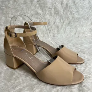 AGL (Attilio Giusti Leombruni) Patent Leather Sandals Neutrals size 39.5