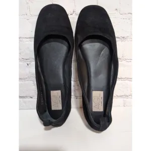 AGL Kim Black Suede Ballet Flats Women’s Size 39.5 US 9.5 EUC